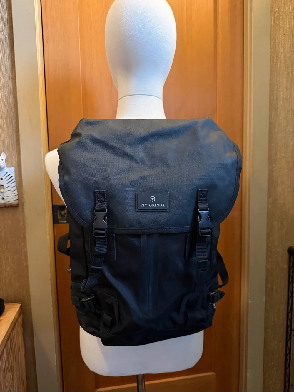 Victorinox Altmont 3.0 Flip Over Drawstring Laptop Backpack Black